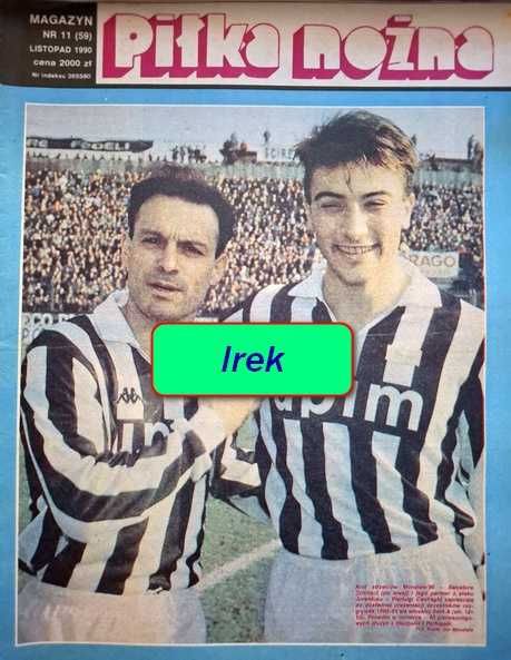 Miesięcznik "Piłka Nożna - Magazyn" - rocznik 1990