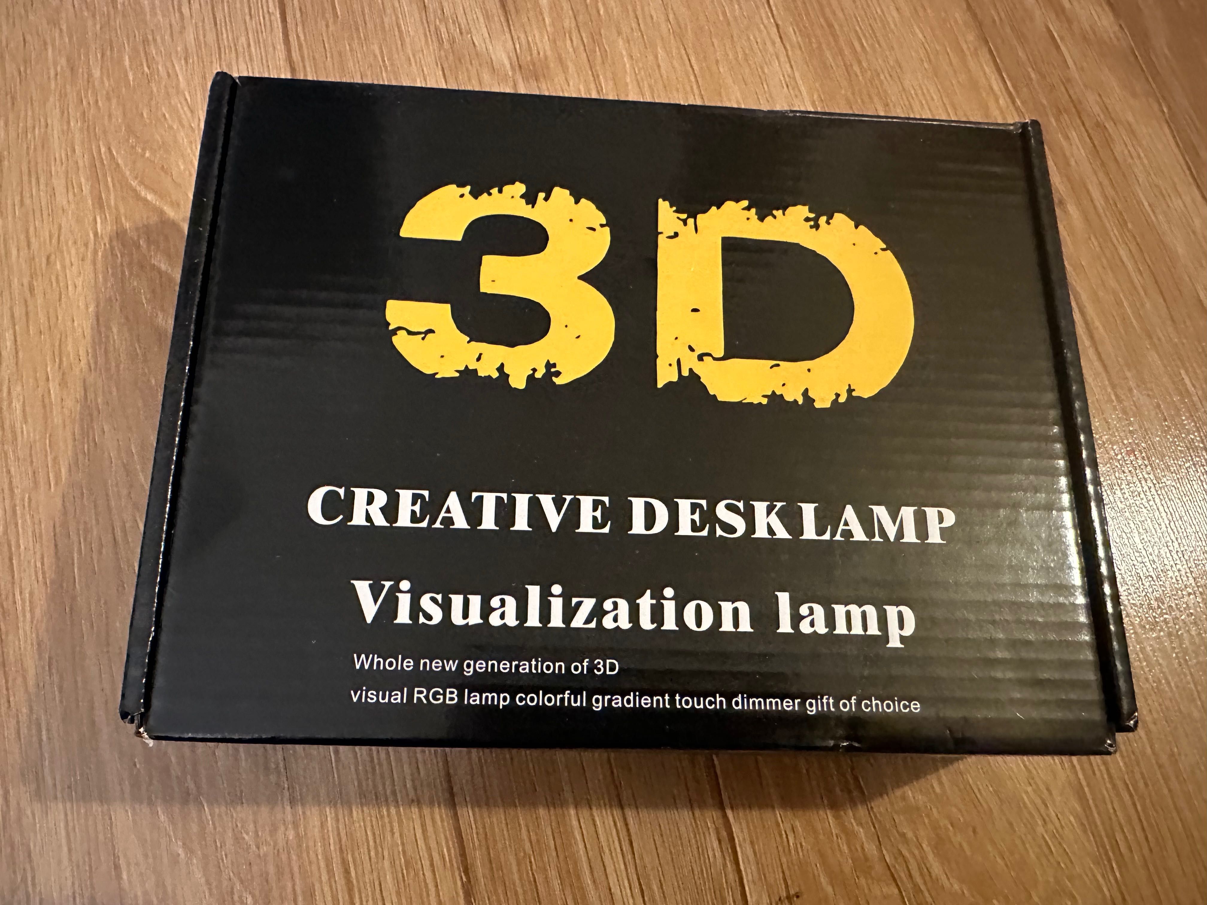 Lampka 3D Creative 3D Visualization lamp konsola Pad