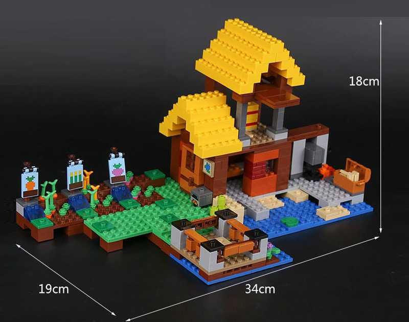 Set / Kit Minecraft - A fazenda (compatível com lego)