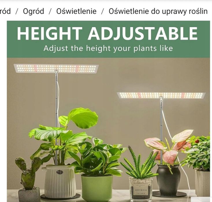 Regulowana lampa LED do uprawy roślin z podnoszonym stołem +USB c

83,