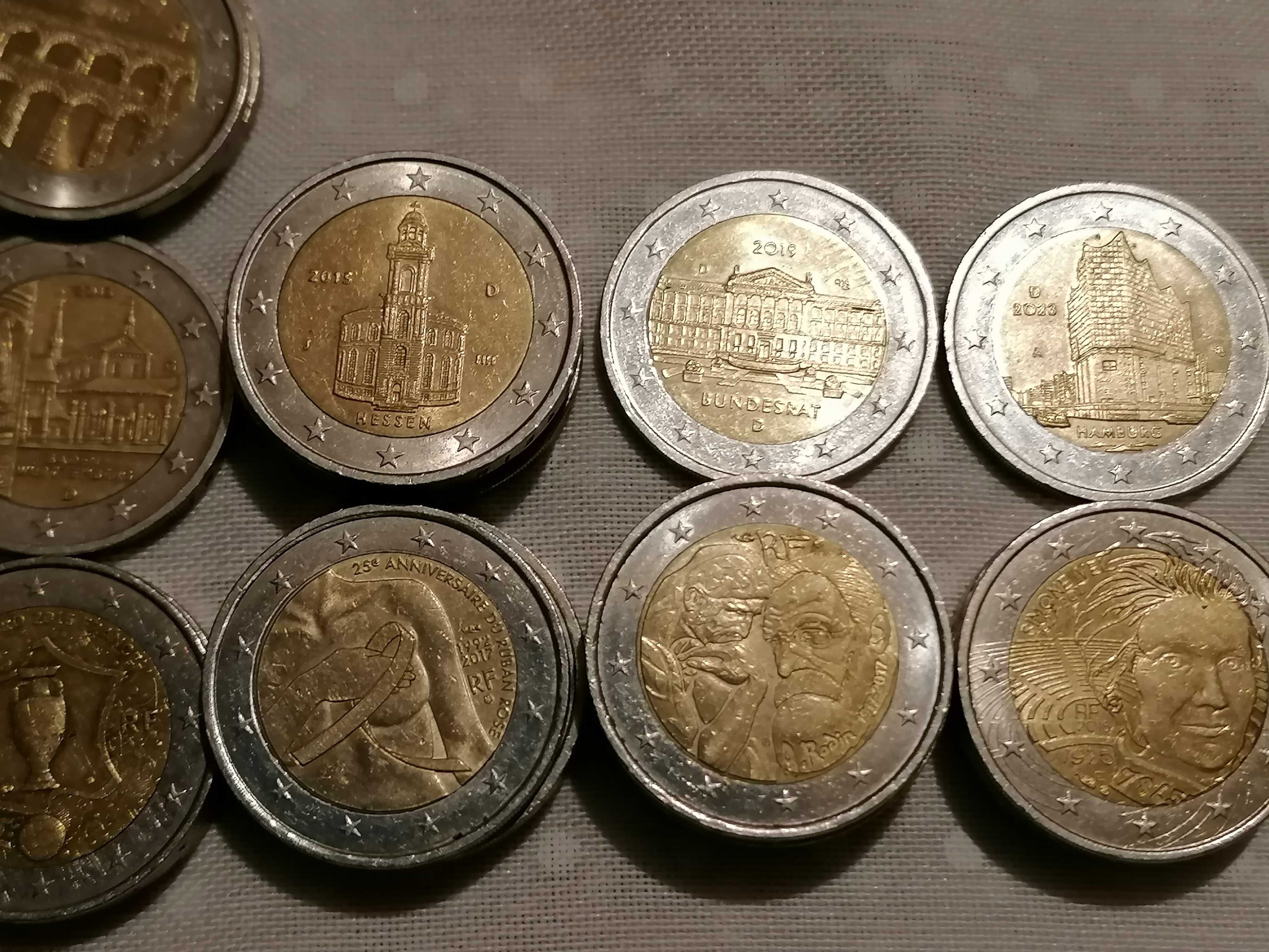 Troco moedas comemorativas de 2€