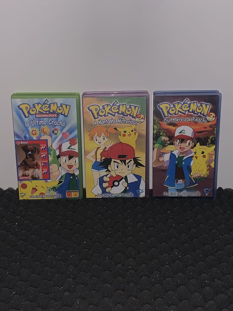 Cassetes Vhs Hi-fi Stereo Pokemon (Falado Em Português)