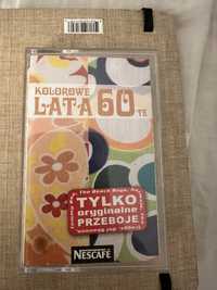 Kaseta magnetofonowa kolorowe lata 60-te