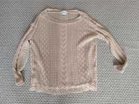 Sweterek ażurowy koronkowy