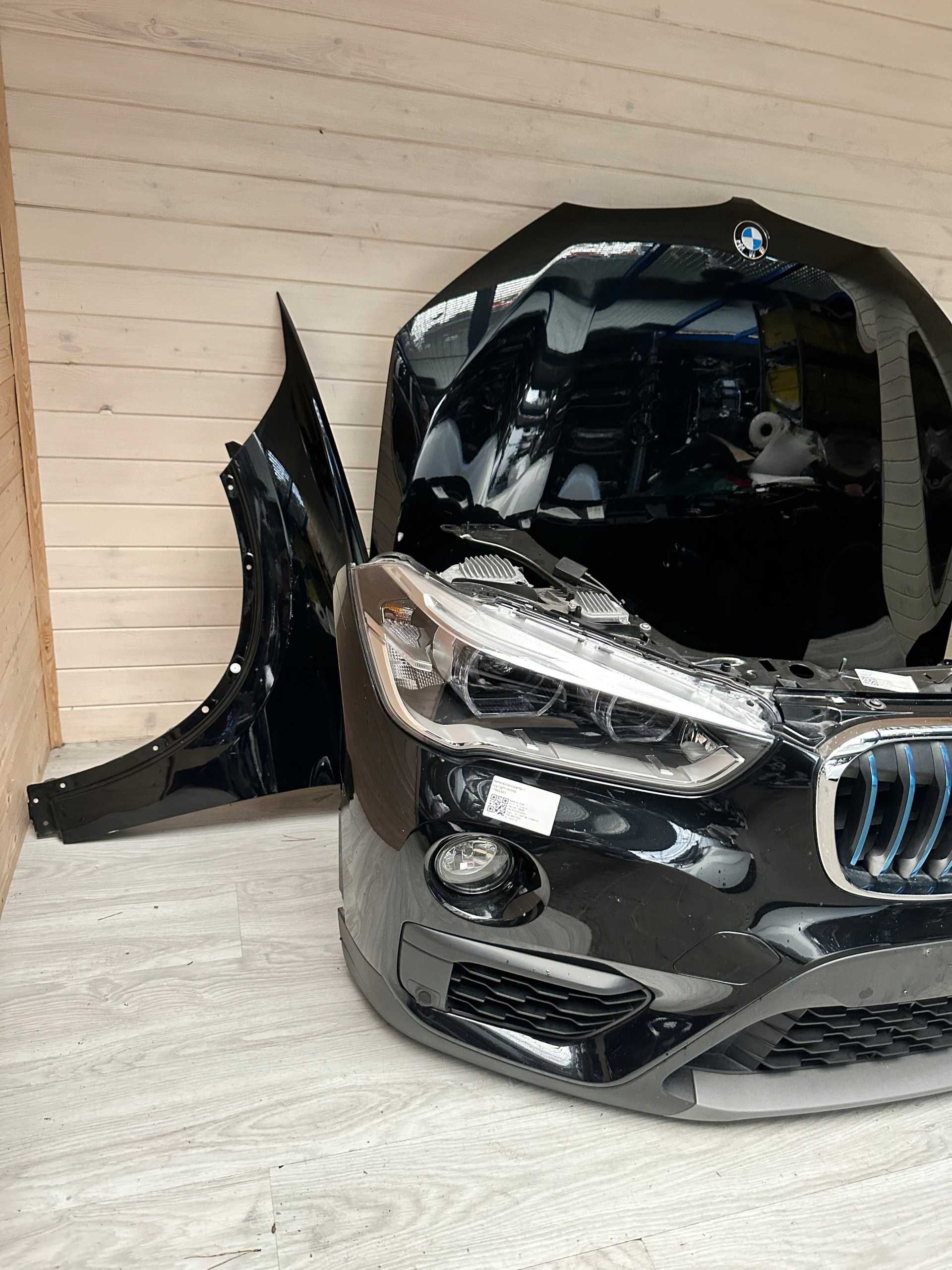 BMW X1 F48 бампер передний разбор запчасть деталь бмв х1 ф48 деталь