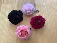 H&M spinki do włosów kwiatki róże różyczki klamra automatyczna