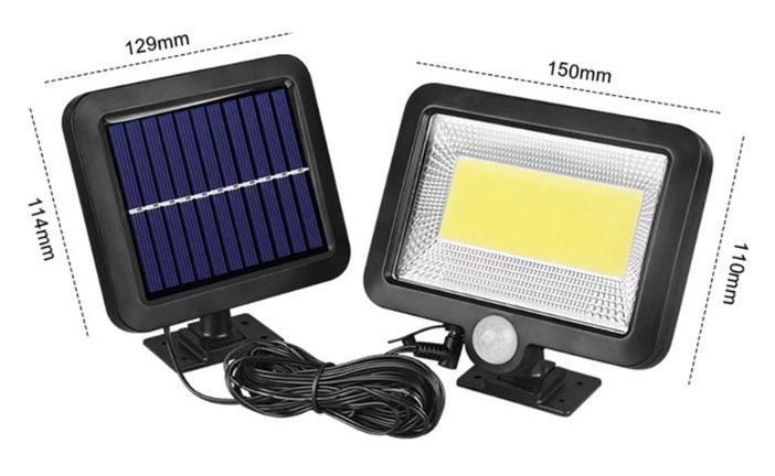 Projetor/Foco de Luz Led/Solar com Sensor de Movimento (Campismo, Garagem, Jardim) Nº1| NOVO