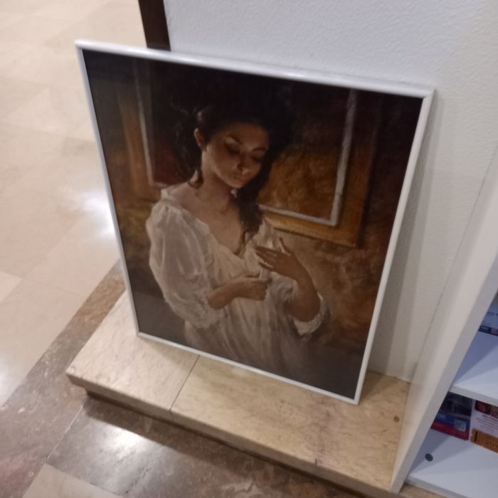 Quadro pintado a mão