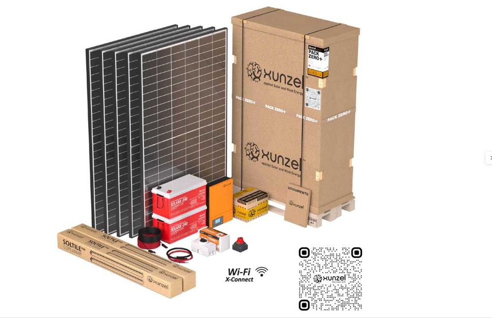 Kit Solar Fotovoltaico Completo XUNZEL (Leroy Merlin) - NOVO na Caixa