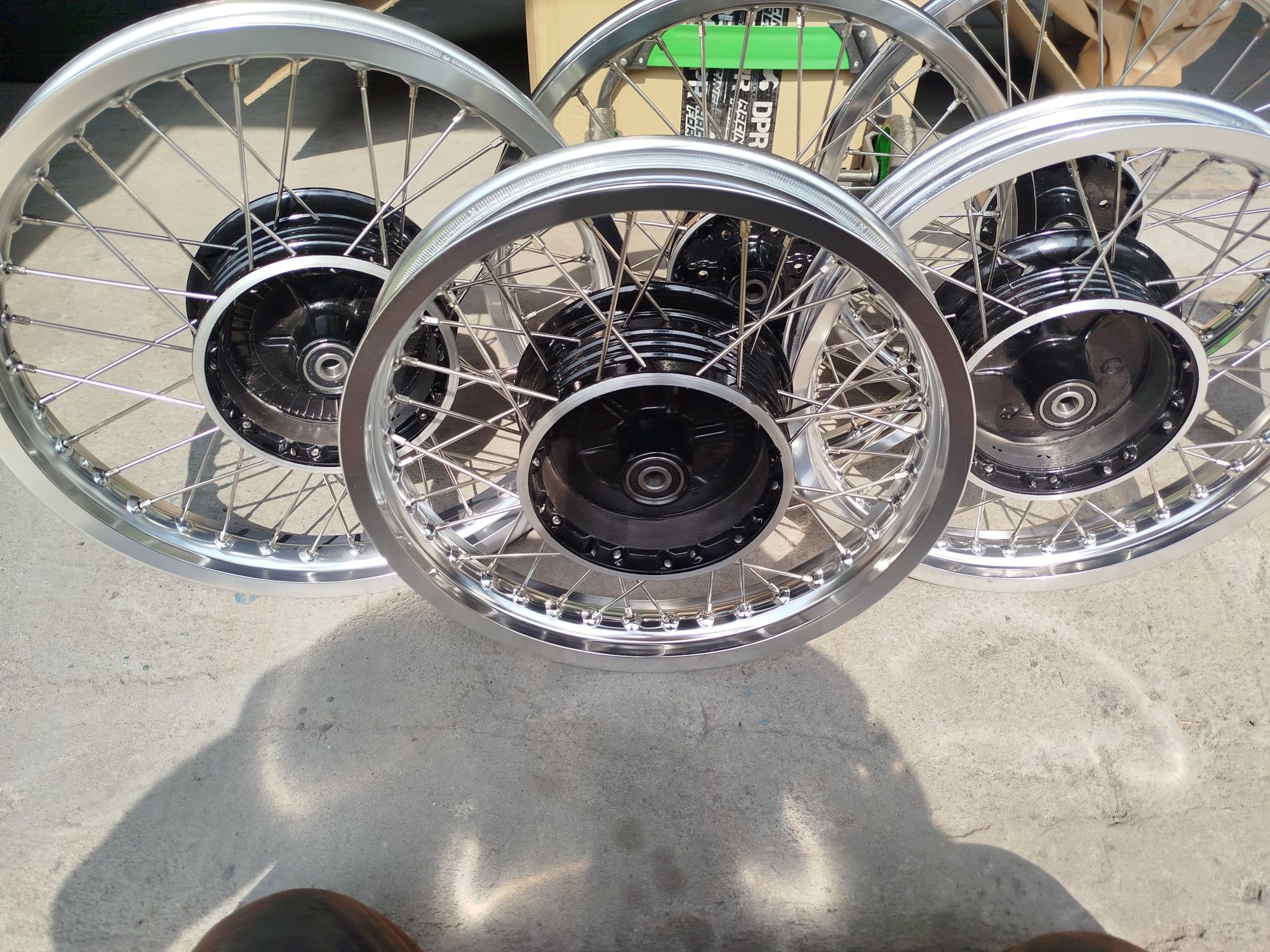 Koła mz 125 150 mz 251 250 etz nierdzewne szprychy