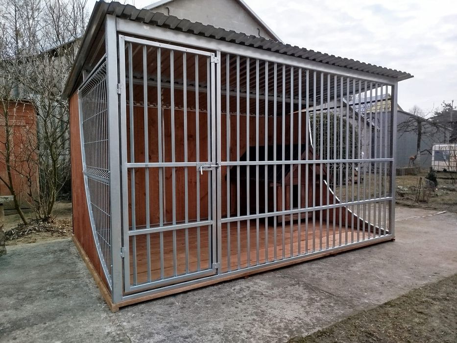 Kojec dla psa mocny ocynkowany typ ŁEZKA PREMIUM 3x2