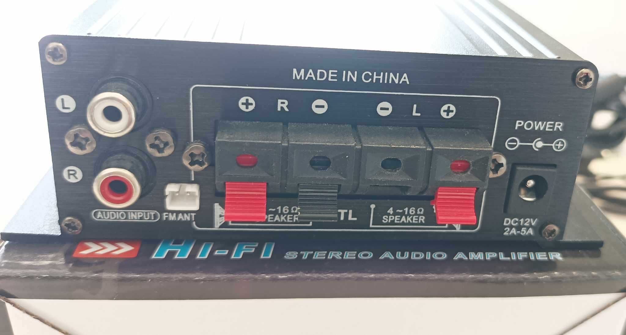 Wzmacniacz audio, mini cyfrowy wzmacniacz mocy 12 V / AK -370
