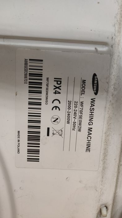 Pralka Samsung eco bubble 7kg  na części