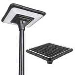 Lampa solarna parkowa P-10 PIR 3000K LED 37W 3650lm PV 45W 60Ah 192Wh