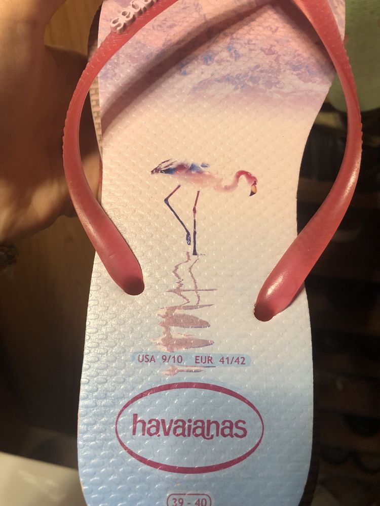 Havaianas 40/41 slim rosa