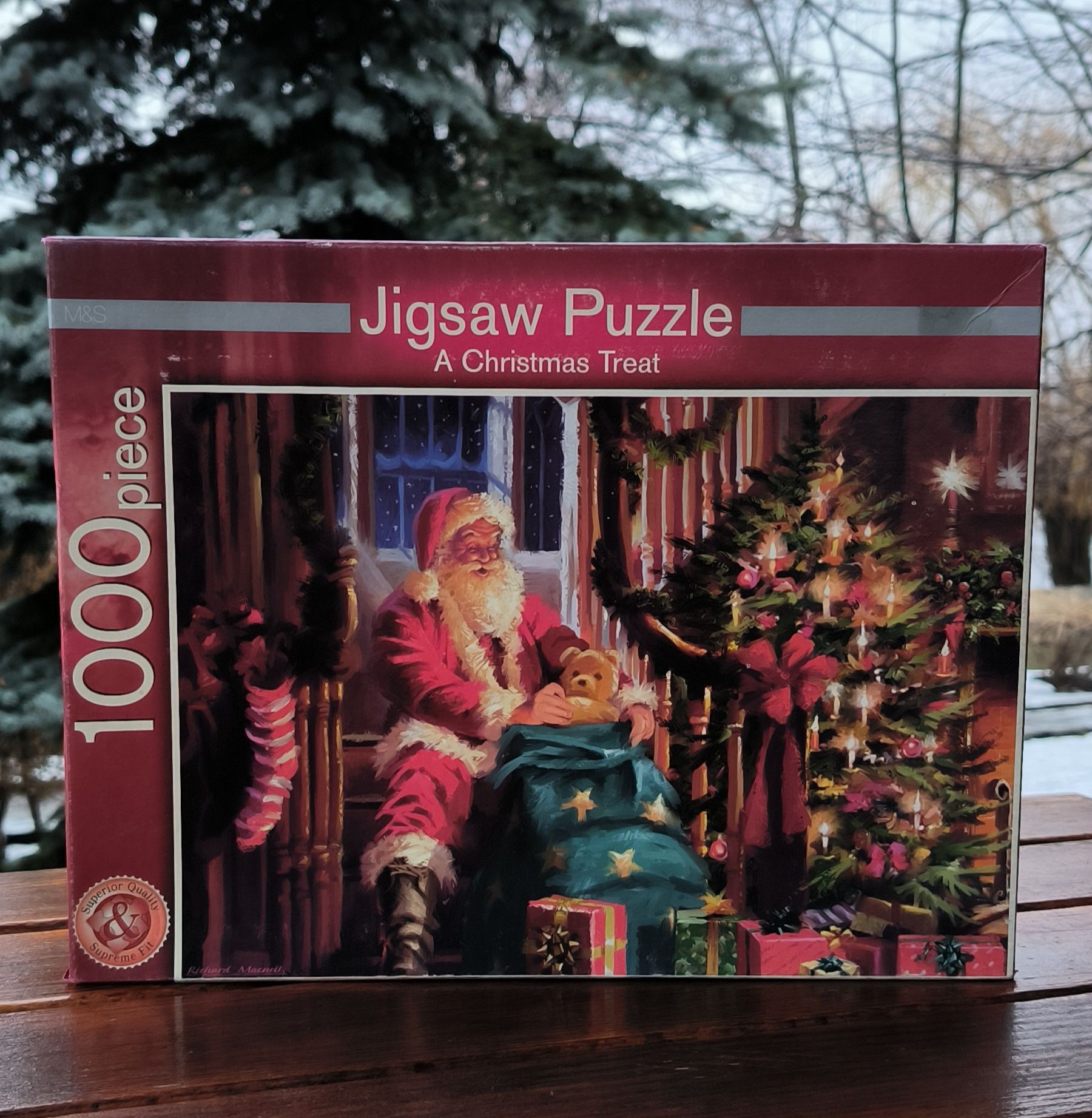 Пазли Jigsaw puzzle A Christmas Treat 1000 елементів