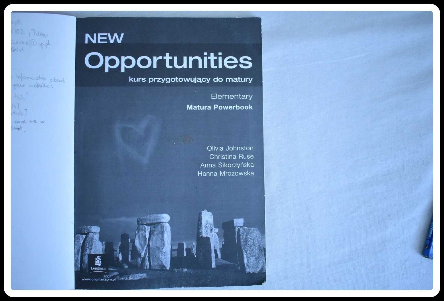 New Opportunities elementary Longman Matura Powerbook