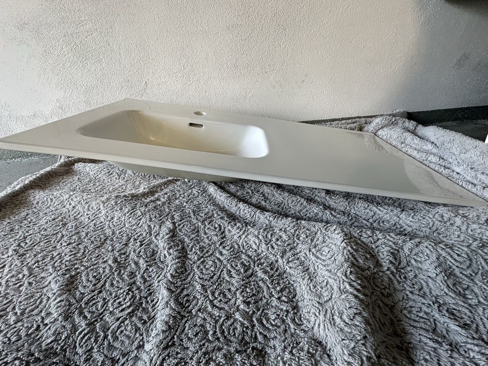 Umywalka Skappa white Elita 100 Lewa