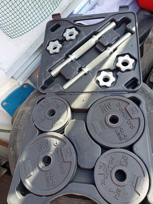 Alteres e pesos novos bom estado