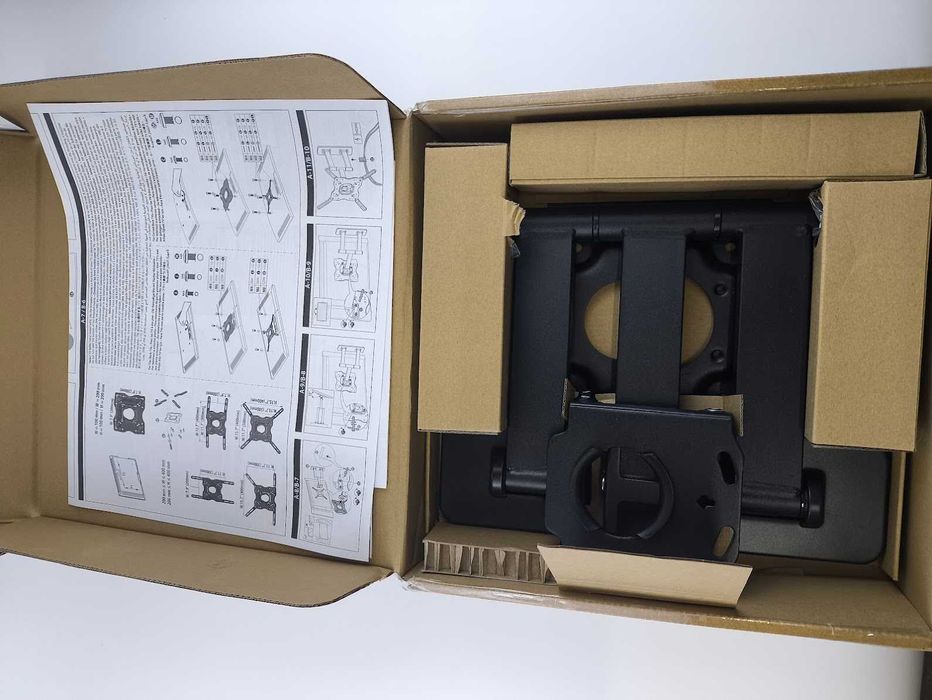 Amazon Basics obrotowy uchwyt ścienny do telewizora 26-55 do TV