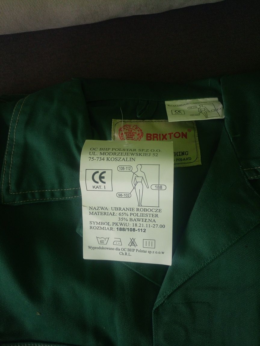 Brixton 188 ubranie zielone.