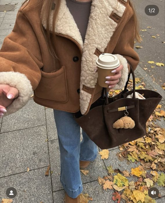 Трендова двостроння дублянка Zara (Xs-Xxl)