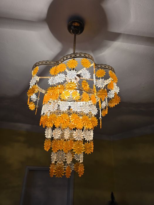 Zestaw mebli z PRL + żyrandol gratis