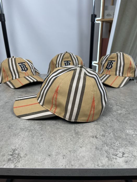 Кепка Burberry Клетка | Кепка Барбери с вышитым логотипом