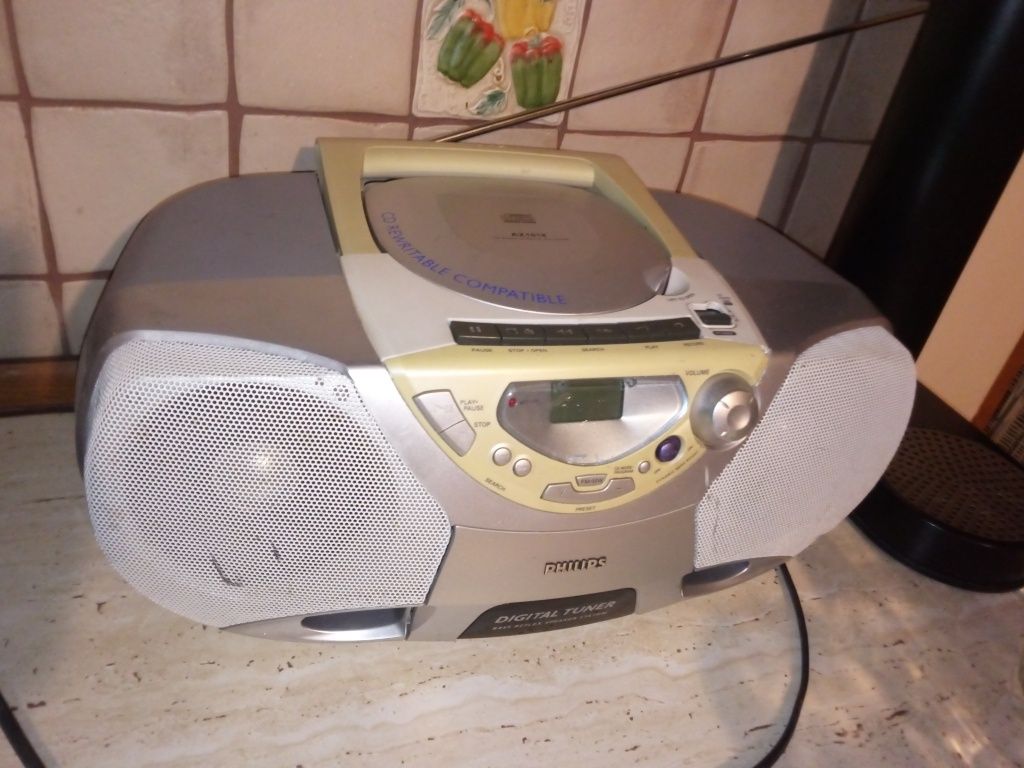 Philips radio radiomagnetofon budowlany