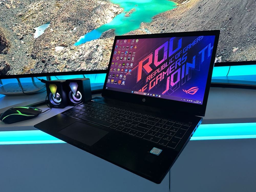 Игровой Быстрый Hp Gaming 2022г + Комплект Девайсов