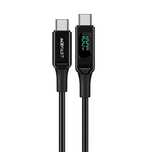 Kabel Acefast C6-03 Black Usb-c - Usb-c Pd Qc 100w 5a 480Mb/s 2m - cza