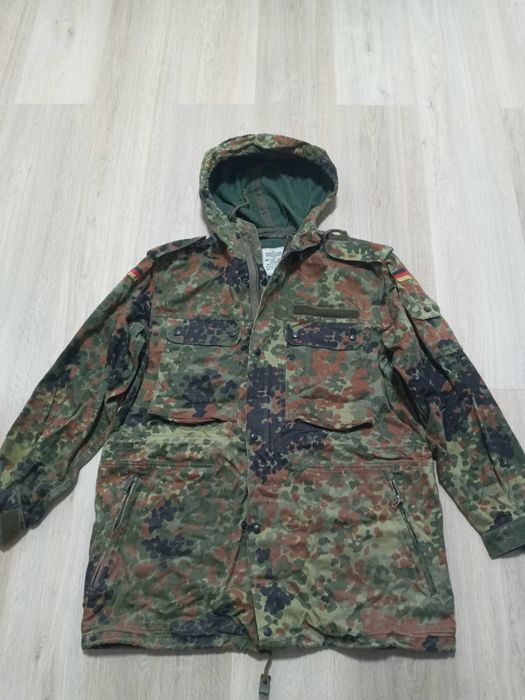 Куртки парки армии Бундесвер. Камуфляж флектарн военная форма Германии