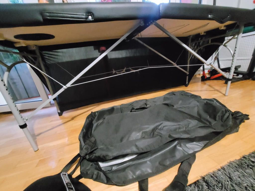 Łóżko stół do masażu aluminiowy Ultra 2 195 x 70cm + pokrowiec gratis