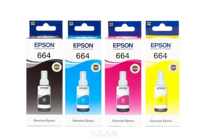 Набір чорнила Epson 664 (SET664E)