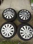 Felgi stalowe 5x112 golf V z oponami