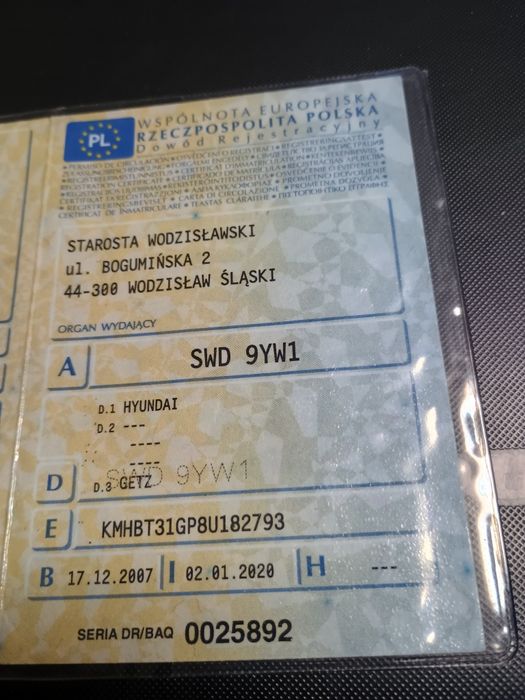 Rezerwacja ! Skup AUT 192t.km. 2007rok Pali,Jeździ - Wspomagan