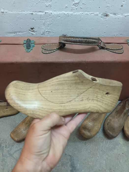 Mala de amostras de sapatos