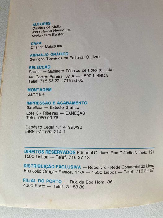 Gramática Antiga 2º Ciclo