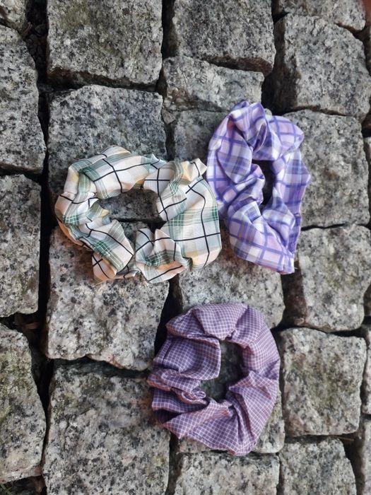 Gumki do włosów kolorowe 3 sztuki