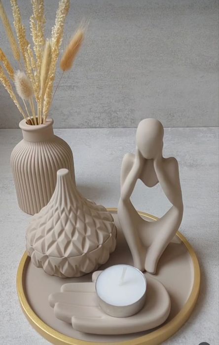 Виготовлення гіпсового декору. Підставки/кашпо/вази тощо.