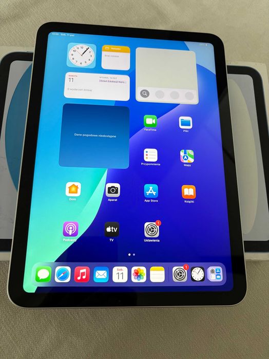 JAK NOWY iPad 10 256GB wifi srebrny BATERIA 97%