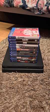 Sony PS4 Slim 500GB 1 Joystick + 18 gier