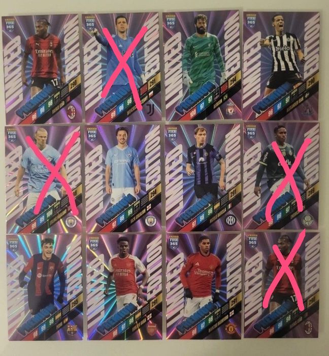 Rar 5 panini FIFA 365 Invincible nowe karty 2024 Adrenalyn