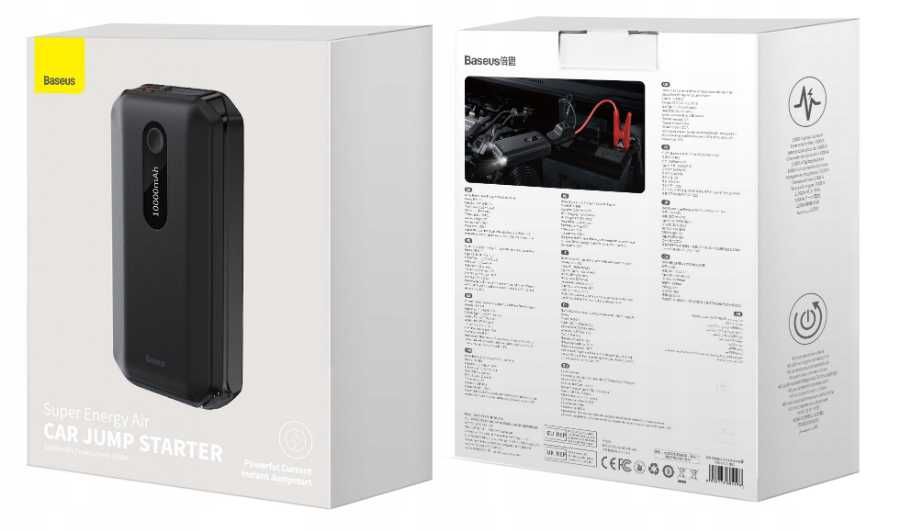 Baseus Super Energy Car Jump Starter, 10000mAh пусковий пристрій