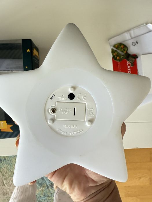 Luz de presenca em forma de estrela