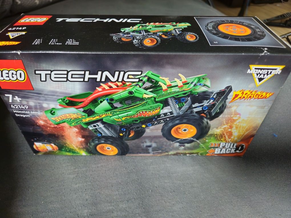 Lego TECHNIC 42149 Nowe Monster Jam Dragon