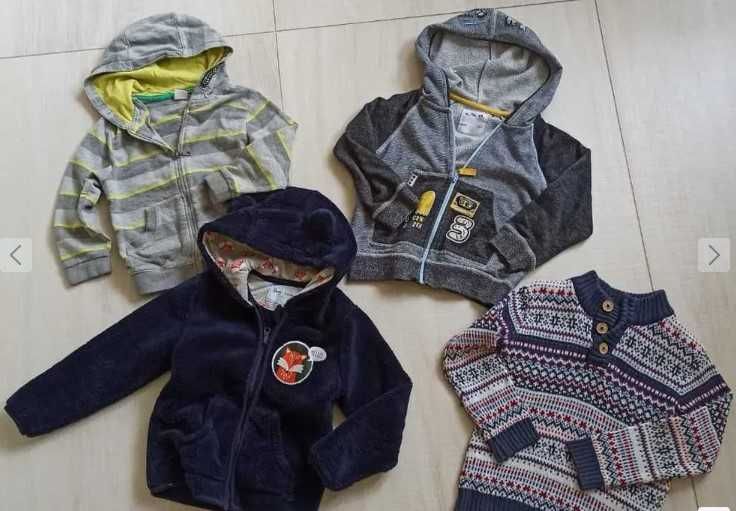 3 bluzy+ sweter rozmiar 104 stan bardzo dobry
