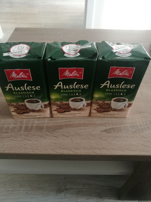 Kawa mielona Melitta Auslese z Niemiec