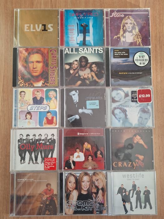 CDs pop rock e outros