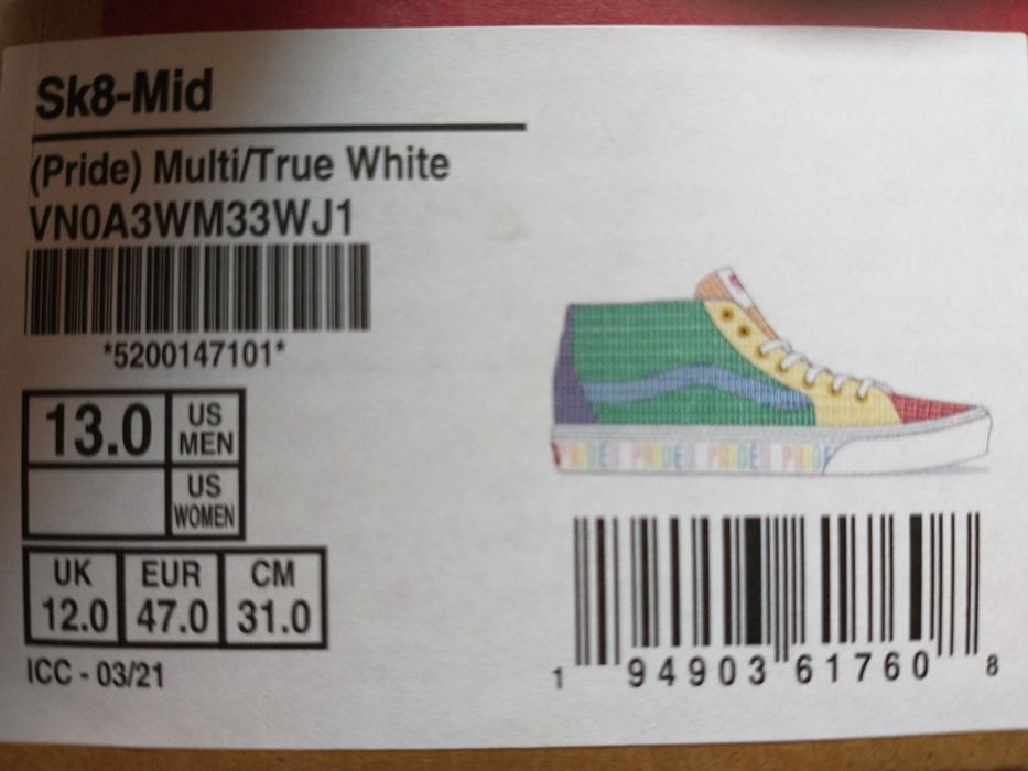 Sneakersy wysokie VANS